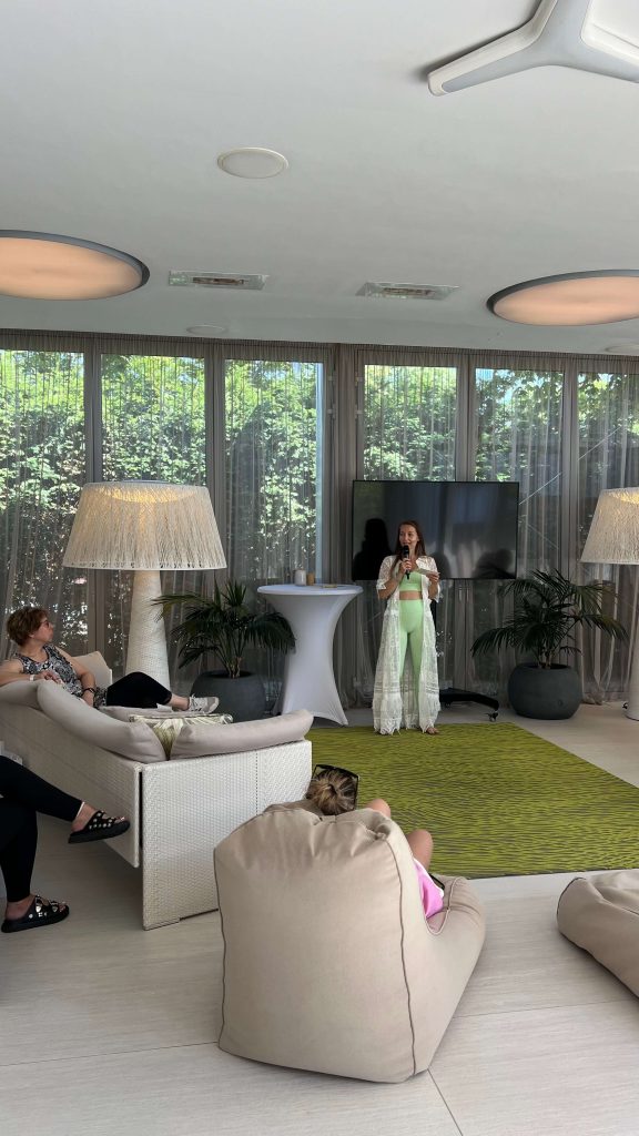 AuthenticBeauty lecture at ELLE Yoga Weekend